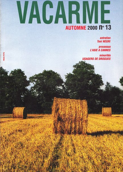 Vacarme 13, automne 2000